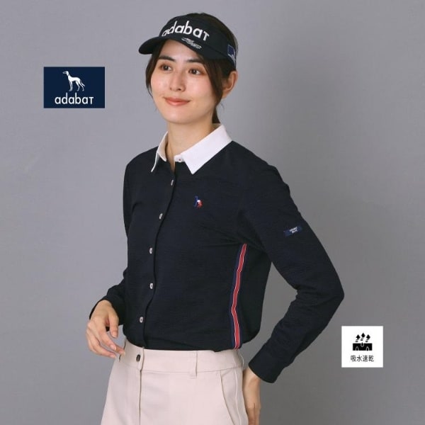 アダバット（adabat）/【吸水速乾】サッカー長袖シャツ