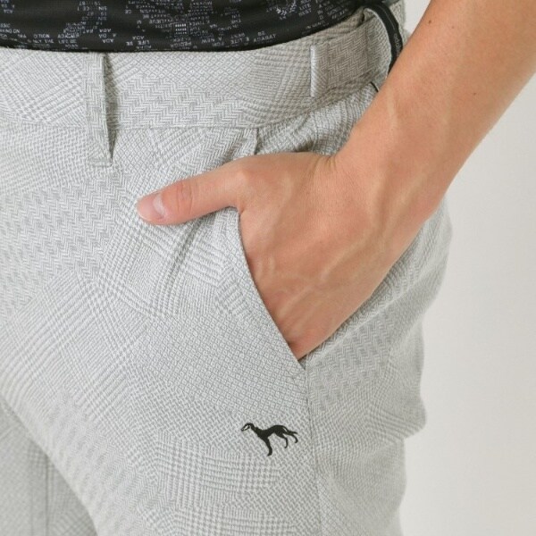 アダバット（adabat）/ジオメトリックジャカードストレッチパンツ