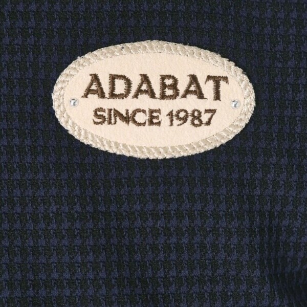 アダバット（adabat）/【吸水速乾】千鳥ジャカードポロシャツ_5