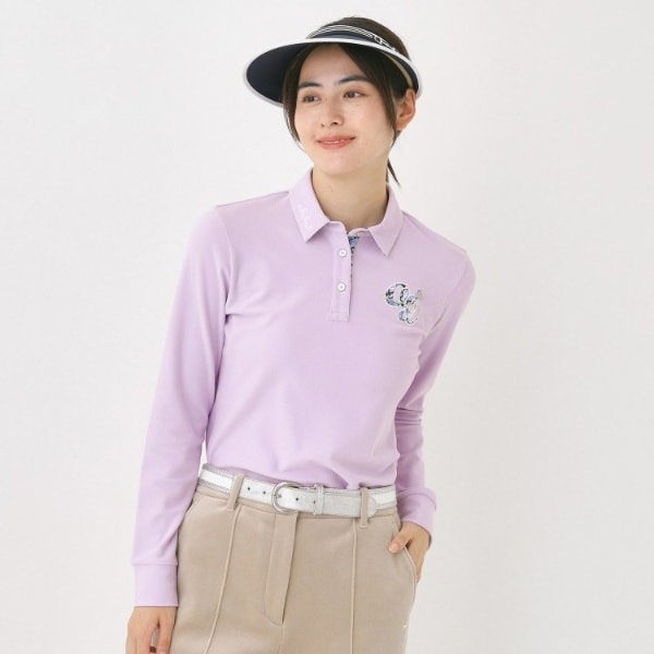 アダバット（adabat）/起毛ストレッチ長袖ポロシャツ