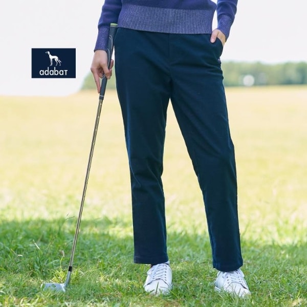 アダバット（adabat）/【ADABAT NAVY】ドビースウェードスストレッチパンツ