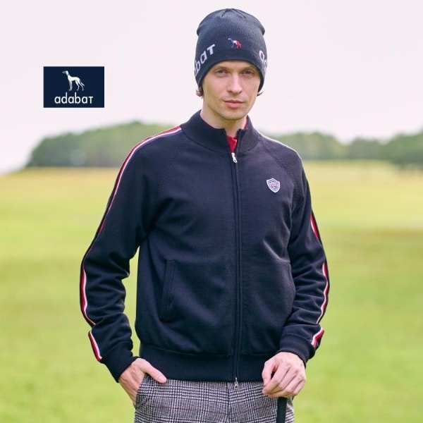 アダバット（adabat）/【新レーベル ADABAT NAVY】スリーブライン