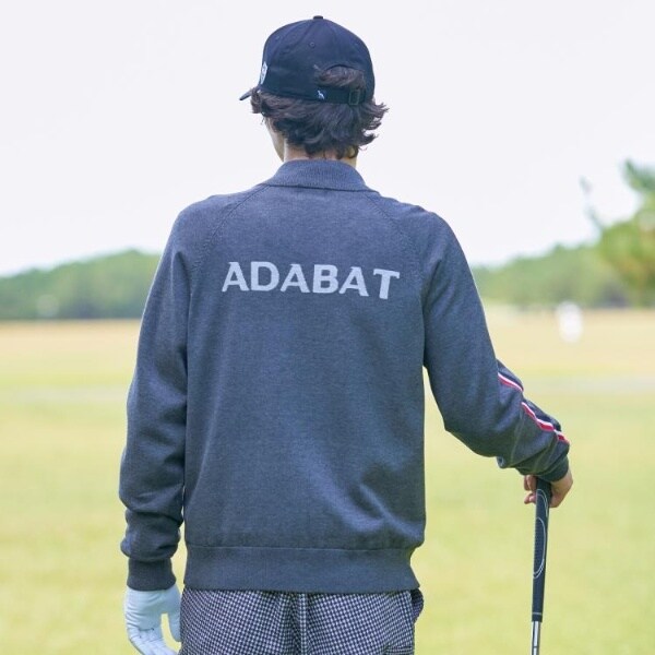 アダバット（adabat）/【新レーベル ADABAT NAVY】スリーブラインニットブルゾン_15