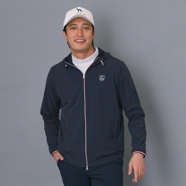 アダバット（adabat）/【ADABAT NAVY】撥水ナイロンジップフーディ_8