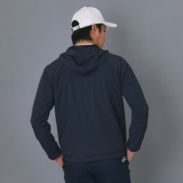 アダバット（adabat）/【ADABAT NAVY】撥水ナイロンジップフーディ_9
