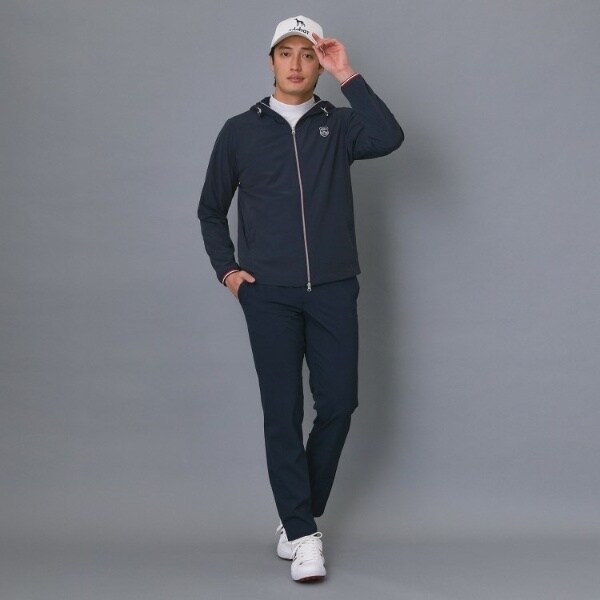 アダバット（adabat）/【ADABAT NAVY】撥水ナイロンジップフーディ_10