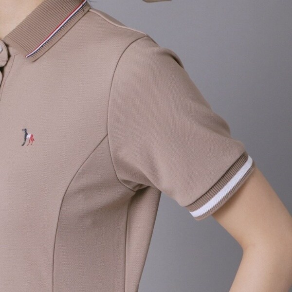 アダバット（adabat）/【ADABAT NAVY】吸水速乾接触冷感 カノコポロえりワンピース_16