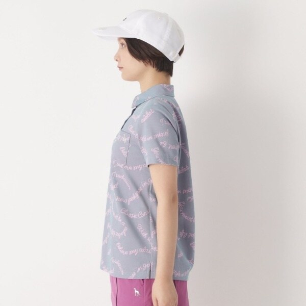 アダバット（adabat）/【UVケア】シャンブレープリント半袖ポロシャツ_15