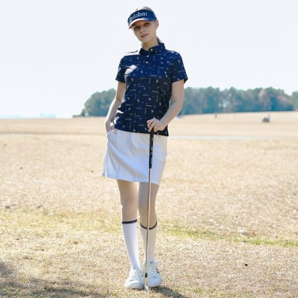 アダバット（adabat）/【ADABAT NAVY】UVカット ポンチAラインスカート_3