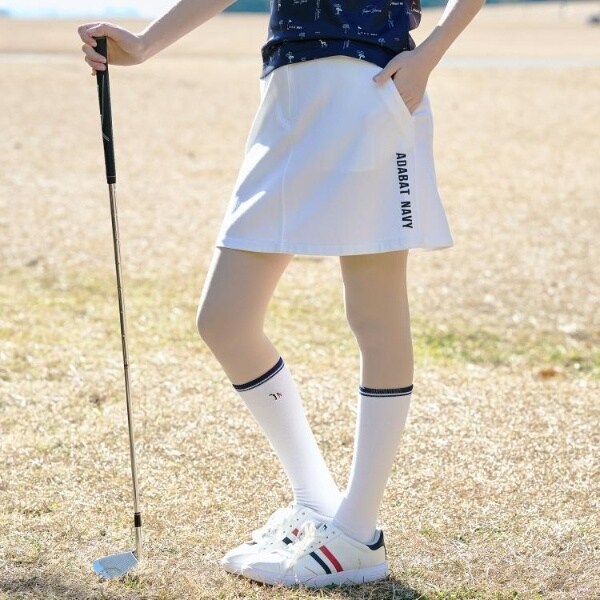 アダバット（adabat）/【ADABAT NAVY】UVカット ポンチAラインスカート_4