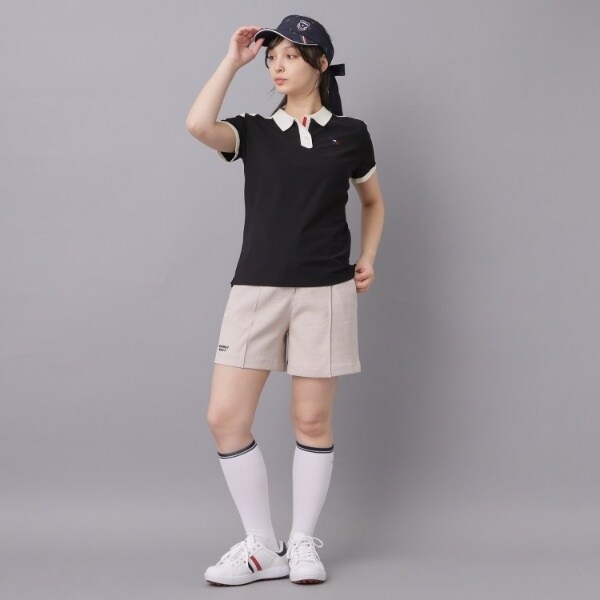 アダバット（adabat）/【ADABAT NAVY】ニット切替ポロシャツ_3