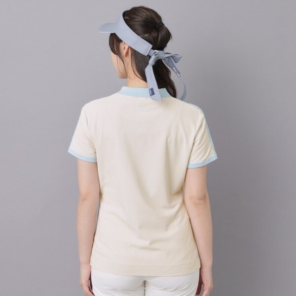 アダバット（adabat）/【ADABAT NAVY】ニット切替ポロシャツ_15