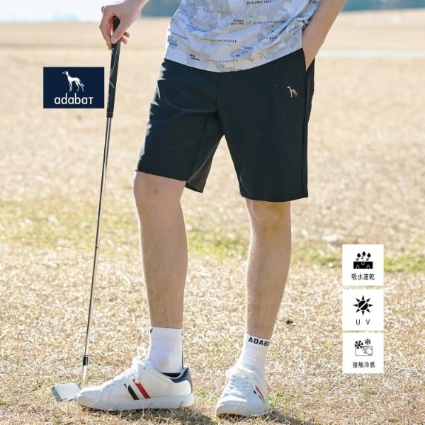 アダバット（adabat）/【ADABAT NAVY】吸水速乾UVカット接触冷感 AIR TOOLハーフパンツ 6,143円