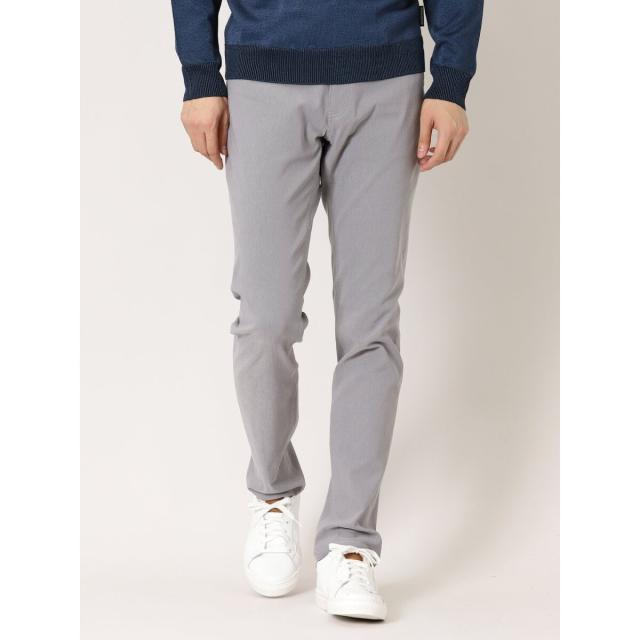 タカキュー/レノマ オム 裏起毛ストレッチヘリンボン 5ポケットスリムパンツ