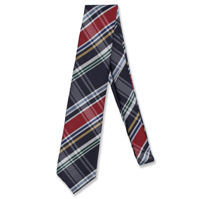 タカキュー（TAKA−Q）/アレキサンダージュリアン 日本製 シルクチェック柄 ネクタイ 8．0cm幅の通販は 6,930円