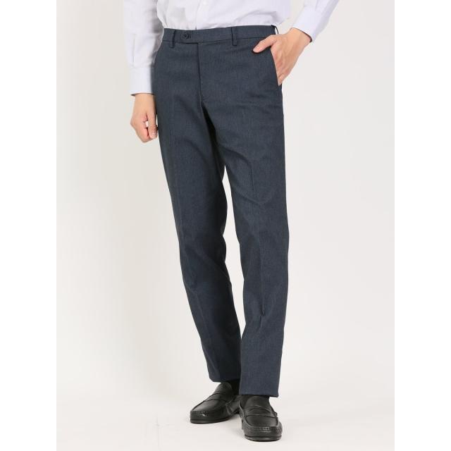 タカキュー（TAKA−Q）/スーパーストレッチ スリムフィット ノータックスラックス カルゼ紺