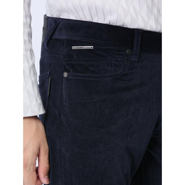 タカキュー（TAKA−Q）/レノマ オム ヘリンボンベロア 5ポケットスリム