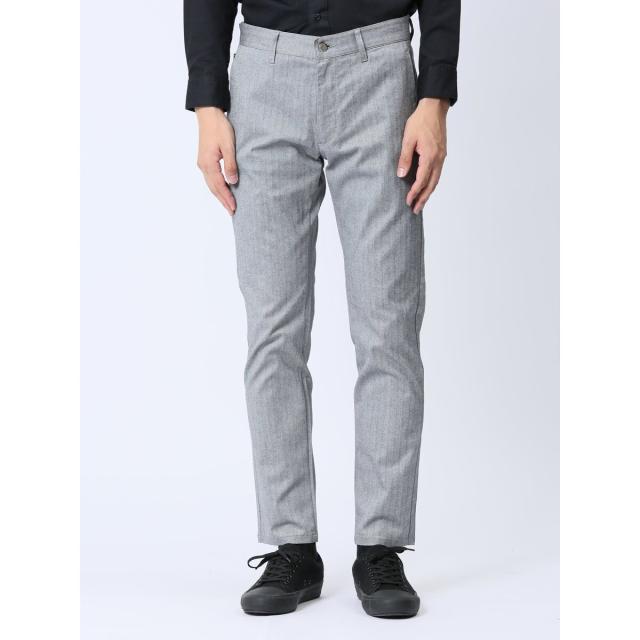 タカキュー（TAKA−Q）/レノマ オム ストレッチ光沢ヘリンボン スリムトラウザーパンツ タカキュー（TAKA−Q）/レノマ オム ストレッチ光沢ヘリンボン スリム