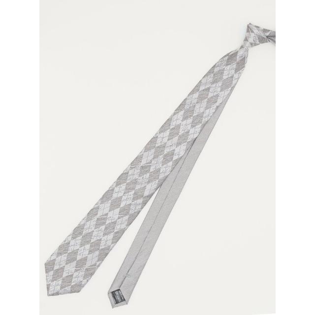 タカキュー（TAKA−Q）/レノマ オム シルク パネル柄 ナロータイ 7．0cm幅