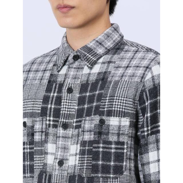 タカキュー（TAKA−Q）/レノマ オム パッチワークチェック シャツ