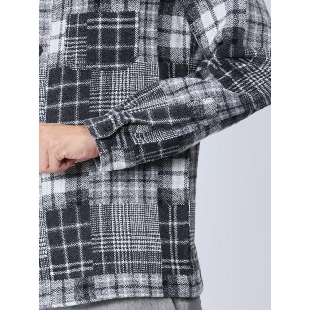 タカキュー（TAKA−Q）/レノマ オム パッチワークチェック シャツ