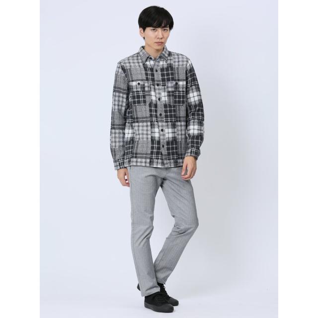 タカキュー（TAKA−Q）/レノマ オム パッチワークチェック シャツアウター