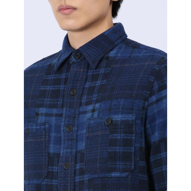 タカキュー（TAKA−Q）/レノマ オム パッチワークチェック シャツアウター