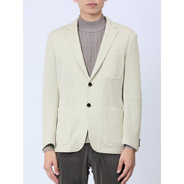 タカキュー（TAKA−Q）/レノマ オム クォーターゲージ 2ボタンジャケット アイボリーの通販は