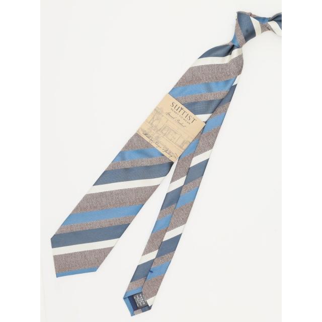 タカキュー（TAKA−Q）/スーティスト 日本製 シルクストライプ柄 ネクタイ 8．0cm幅