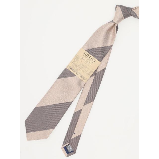 タカキュー（TAKA−Q）/スーティスト 日本製 シルクストライプ柄 ネクタイ 8．0cm幅