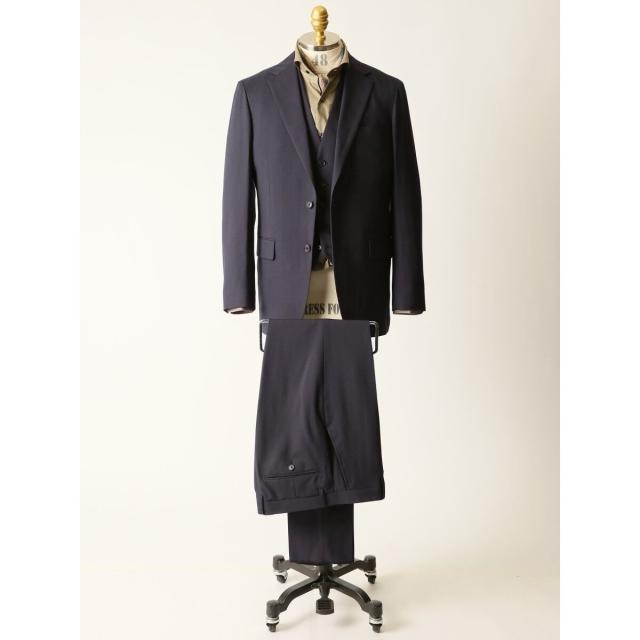 タカキュー（TAKA−Q）/【ストレッチ ウォッシャブル】スーティスト 2ボタン3ピース ビジネスセットアップスーツ ソラーロ紺