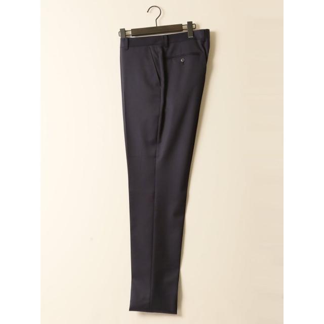 タカキュー（TAKA−Q）/【ウール100％】スーティスト  ノータックビジネスパンツ 紺