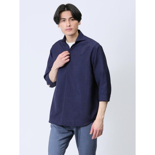 タカキュー（TAKA−Q）/タカキュー TechLinen 7分袖カプリシャツ