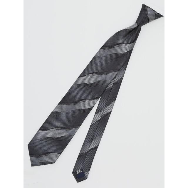 タカキュー（TAKA−Q）/アレキサンダージュリアン イタリア生地 ジオメトリック柄 ネクタイ 8．0cm幅