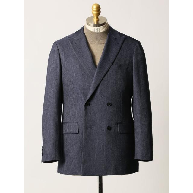 タカキュー（TAKA−Q）/スーティスト ストレッチウォッシャブル ダブルジャケット デニムライク(セットアップ可能)