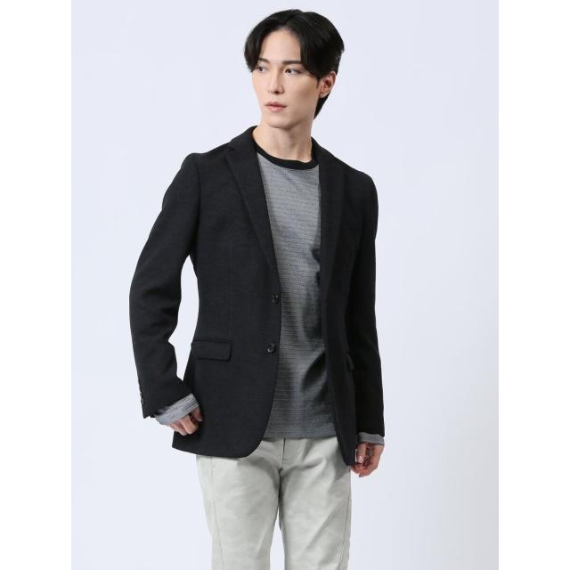 タカキュー（TAKA−Q）/レノマ オム ストレッチニット 2ボタンジャケット 紺の通販は 24,750円