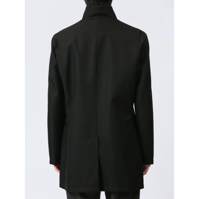 タカキュー（TAKA−Q）/【撥水　防風】イタリアンカラーコート ホップサック黒の通販は