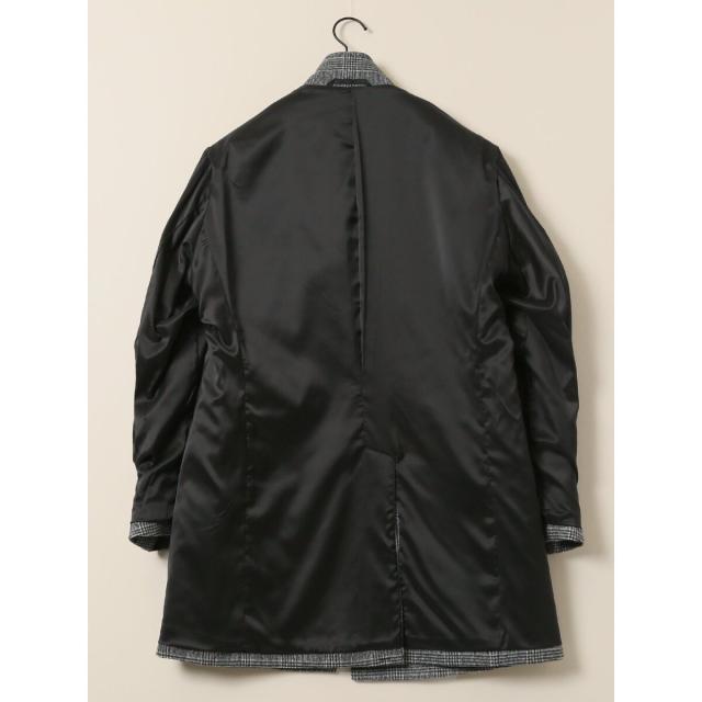 タカキュー（TAKA−Q）/【カシミヤ混】ウール スタンドコート チェック