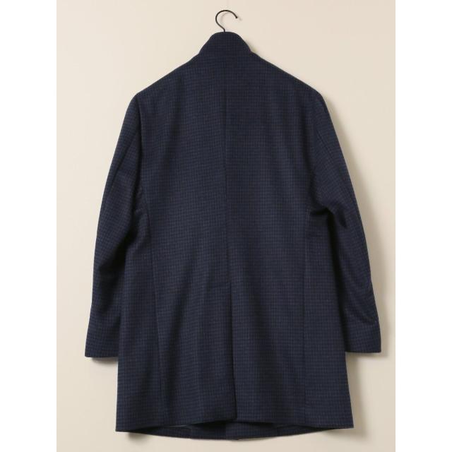 タカキュー（TAKA−Q）/【カシミヤ混】ウール スタンドコート チェック