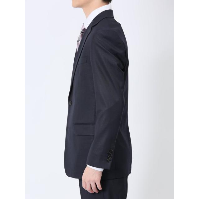 タカキュー（TAKA−Q）/【光沢 ウール混 ストレッチ】タカキュー 2ボタン4ピース6WAY ビジネスセットアップスーツ 紺_2