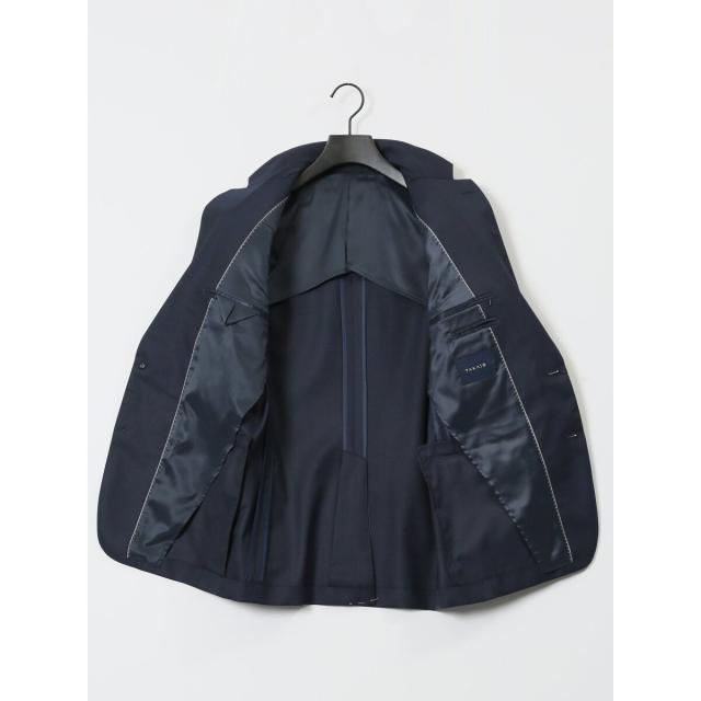 タカキュー（TAKA−Q）/【光沢 ウール混 ストレッチ】タカキュー 2ボタン4ピース6WAY ビジネスセットアップスーツ 紺_14