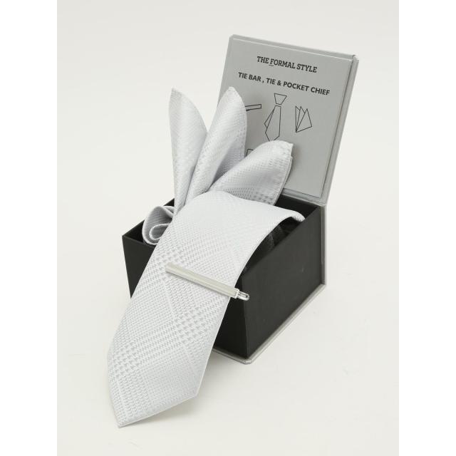 タカキュー（TAKA−Q）/タカキュー フォーマルネクタイ BOXセット グレンチェック