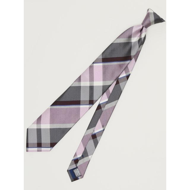 タカキュー（TAKA−Q）/スーティスト 日本製 シルクチェック柄 ネクタイ 8．0cm幅