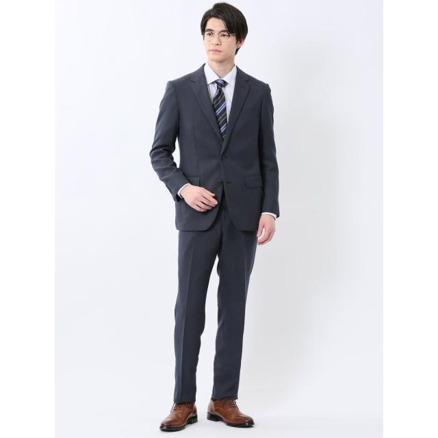 タカキュー（TAKA−Q）/【ストレッチ ウォッシャブル】タカキュー 2ボタン2ピース ビジネスセットアップスーツ ジオメ紺