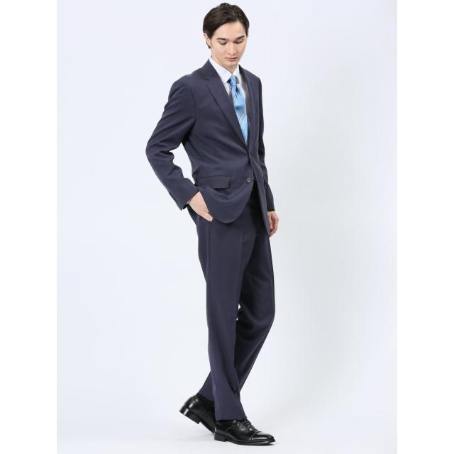 タカキュー（TAKA−Q）/【ストレッチ ウォッシャブル】タカキュー 2ボタン2ピース ビジネスセットアップスーツ 組織青