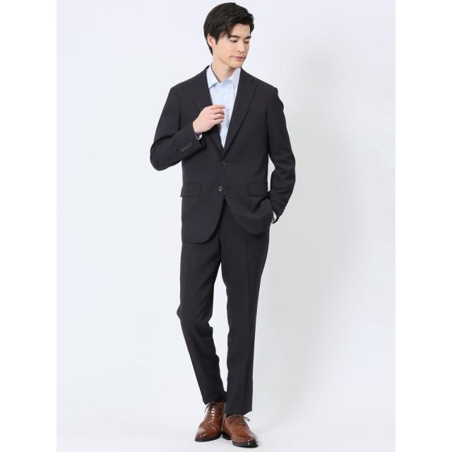 タカキュー（TAKA−Q）/【軽量 ストレッチ ウォッシャブル】タカキュー 2ボタン2ピース セットアップスーツ チェック紺