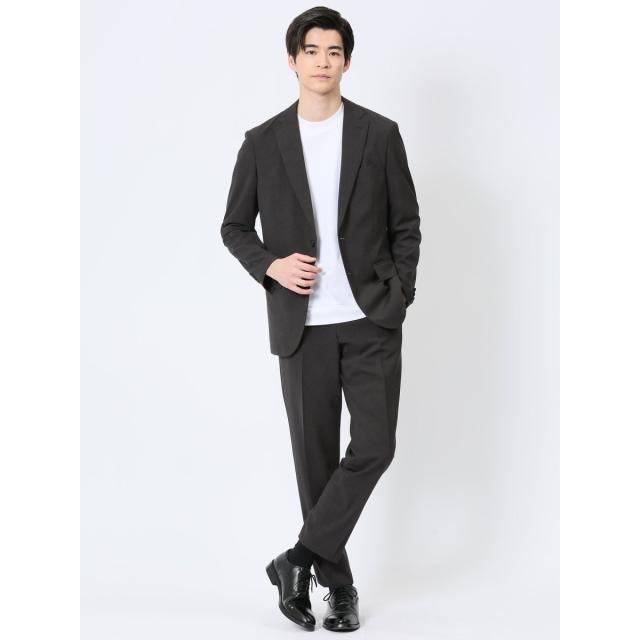 タカキュー（TAKA−Q）/【軽量 ストレッチ ウォッシャブル】タカキュー 2ボタン2ピース ビジネスセットアップスーツ 千鳥黒