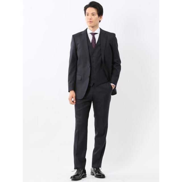 タカキュー（TAKA−Q）/【光沢 ウール混 2パンツ】タカキュー 2ボタン4