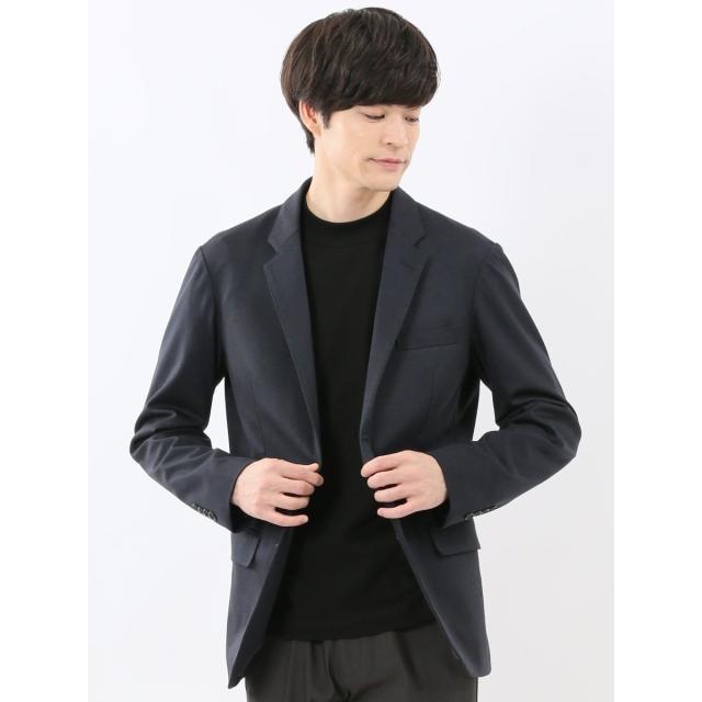 タカキュー（TAKA−Q）/【ストレッチ ウォッシャブル】タカキュー ポンチ 2ボタンジャケット カルゼ紺