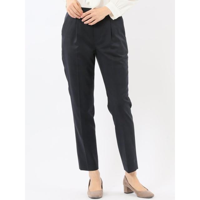 タカキュー（TAKA−Q）/【ストレッチ ウォッシャブル】m．f．エディトリアル ウール混 タックパンツ (セットアップ可能)